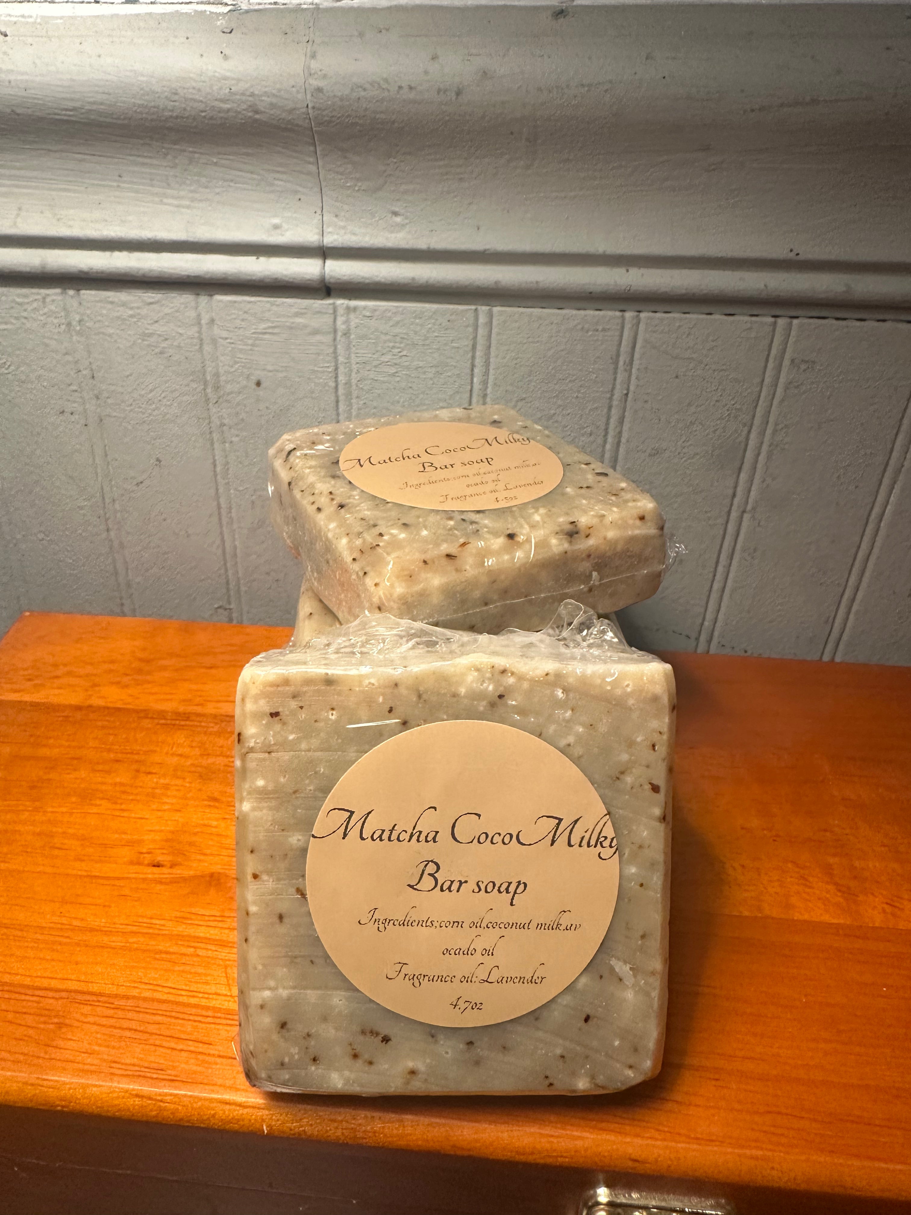 Matcha CocoMilky Bar soap
