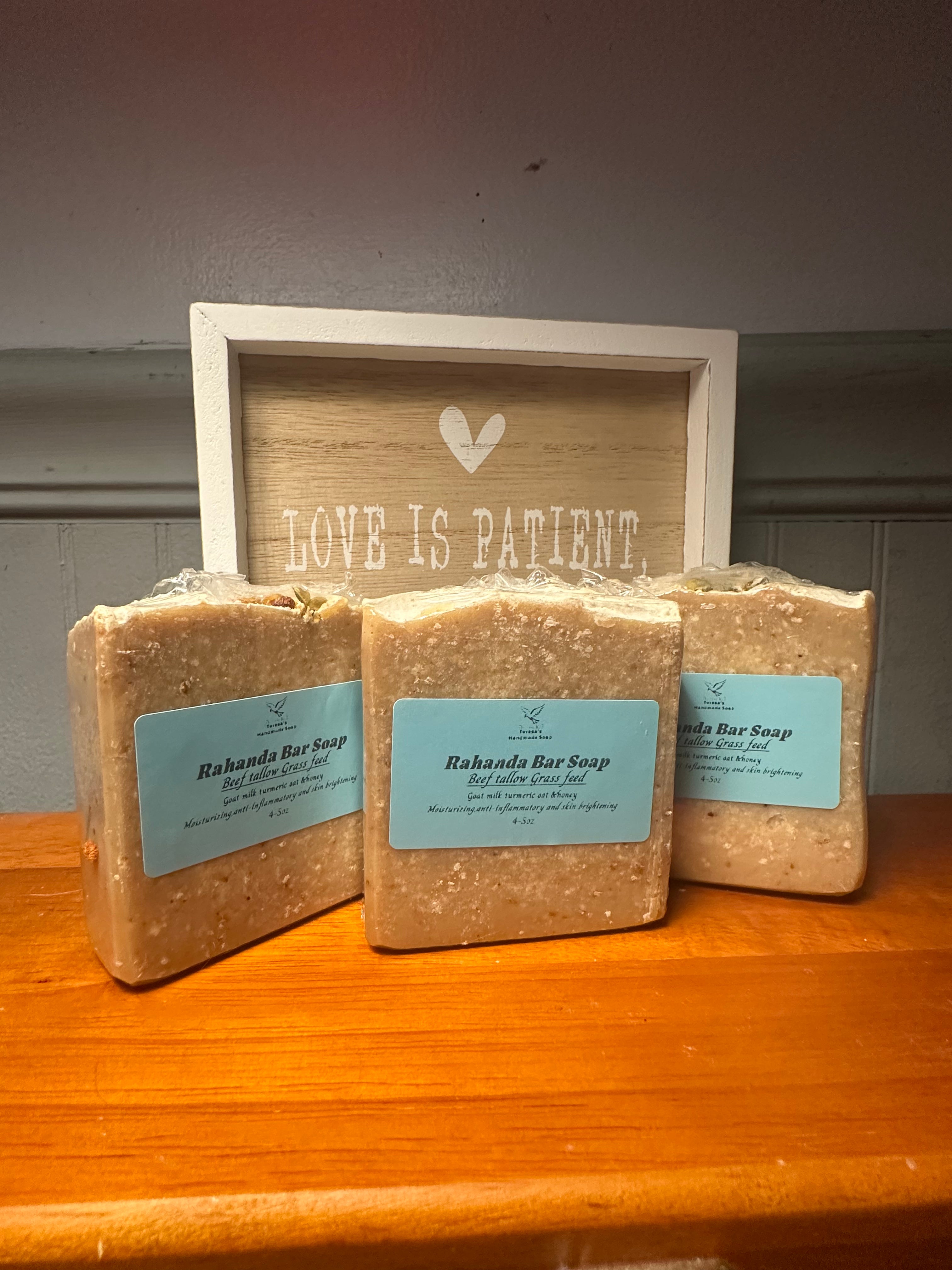 Rahanda Bar Soap (Beef tallow grass feed)